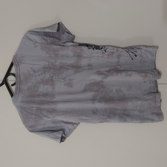 Affliction Tact Gray Tie Dye Women's Shirt Size Large - Picture 3 of 3